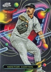 2023 Topps Cosmic Chrome Base Set Nestor Cortes #117 card