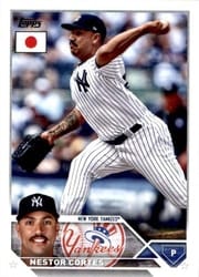 2023 Topps Japan Edition Base Set Nestor Cortes #177 card