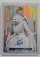 2025 Finest Autographs Nestor Cortes #FA-NC card