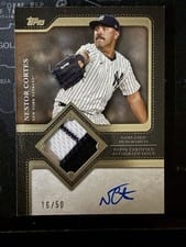 2025 Topps Update Autograph Patch Nestor Cortes #TFAP2-NC card