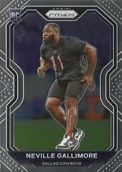 2020 Panini Prizm Base Set Neville Gallimore #338 card