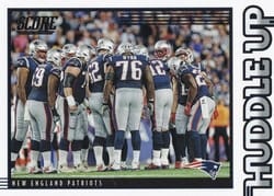 2020 Score Huddle Up New England Patriots #HDL-NE card