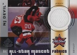 2024-25 SP Game Used 2024 All-Star Mascot Fabrics New Jersey Devils #ASMF-13 card
