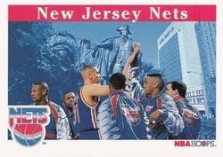 1992-93 Hoops Base Set New Jersey Nets #282 card