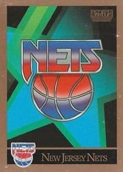 1990-91 SkyBox Base Set New Jersey Nets Logo/Checklist #344 card