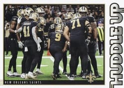 2020 Score Huddle Up New Orleans Saints #HDL-NO card