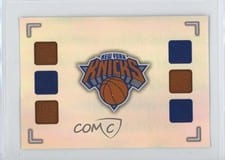 2021-22 Panini NBA Sticker & Card Collection (Brazil) Base Set New York Knicks Team logo #235 card