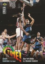 1995-96 Collector's Choice Base Set New York Knicks vs. Cleveland Cavaliers #352 card