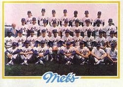 1978 Topps Base Set New York Mets #356 card