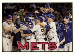 2016 Topps Heritage Base Set New York Mets #358 card