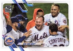 2021 Topps Base Set New York Mets #555 card