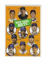 2023 Topps Archives 1969 Team History Postcards New York Mets #H69-NYM card