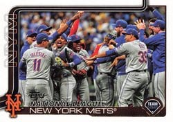 2025 Topps Base Set New York Mets #553 card