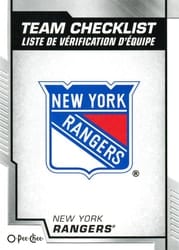 2020-21 O-Pee-Chee Base Set New York Rangers #570 card