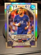 2021 Topps Merlin Chrome UEFA Prophecy Fulfilled Neymar Jr #PF-9 card