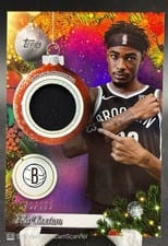 2025-26 Topps Holiday Player Relics Nic Claxton #PR-NCL card