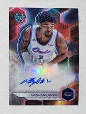 2023-24 Bowman University Best Best of 2023 Refractor Autographs Nicholas Boyd #B23-NB card