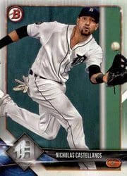 2018 Bowman Base Set Nicholas Castellanos #17 card