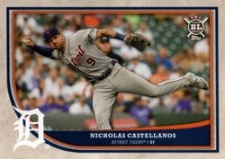 2018 Topps Big League Base Set Nicholas Castellanos #242 card