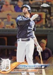 2018 Topps Chrome Base Set Nicholas Castellanos #104 card