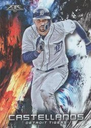 2018 Topps Fire Base Set Nicholas Castellanos #89 card