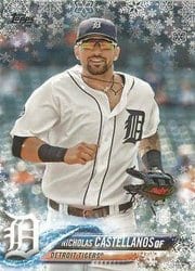 2018 Topps Holiday Base Set Nicholas Castellanos #HMW43 card