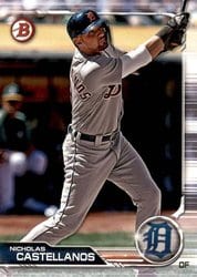 2019 Bowman Base Set Nicholas Castellanos #81 card