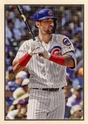 2019 Bowman Heritage Base Set Nicholas Castellanos #53VR-52 card