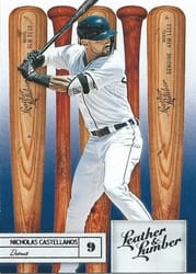 2019 Panini Leather & Lumber Base Set Nicholas Castellanos #58 card