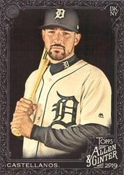2019 Topps Allen & Ginter X Base Set Nicholas Castellanos #261 card