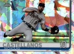 2019 Topps Chrome Sapphire Edition Base Set Nicholas Castellanos #209 card