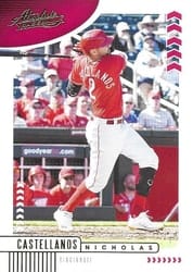 2020 Panini Absolute Base Set Nicholas Castellanos #43 card
