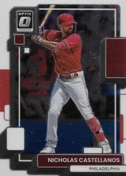 2022 Donruss Optic Base Set Nicholas Castellanos #195 card