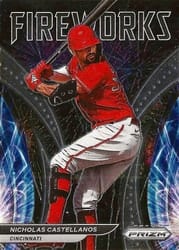 2022 Panini Prizm Fireworks Nicholas Castellanos #F-7 card
