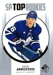 2022-23 SP Authentic Top Rookies Nick Abruzzese #TR-22 card