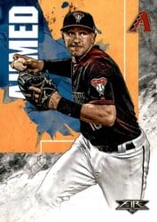 2019 Topps Fire Base Set Nick Ahmed #54 card