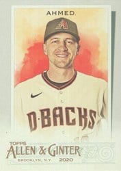 2020 Topps Allen & Ginter Base Set Nick Ahmed #237 card