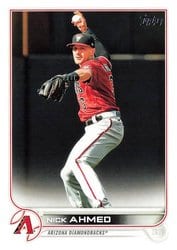 2022 Topps Base Set Nick Ahmed #371 card