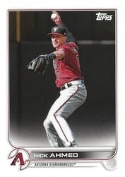 2022 Topps Mini Base Set Nick Ahmed #371 card