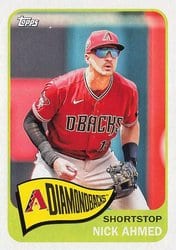 2023 Topps Archives Base Set Nick Ahmed #102 card