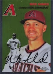 2023 Topps Chrome Platinum Anniversary Base Set Nick Ahmed #181 card
