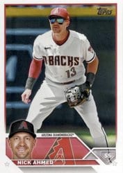 2023 Topps Update Base Set Nick Ahmed #US12 card