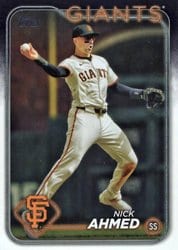 2024 Topps Update Base Set Nick Ahmed #US98 card