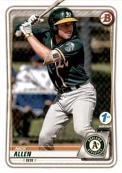 2020 Bowman 1st Edition Base Set Nick Allen #BFE-105 card