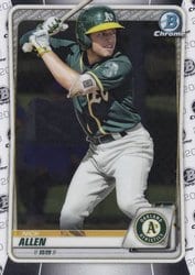 2020 Bowman Chrome Prospects Nick Allen #BCP-105 card