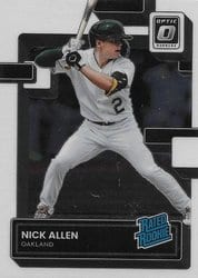 2022 Donruss Optic Base Set Nick Allen #172 card