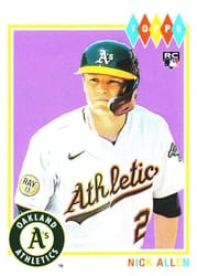 2022 Topps Brooklyn Collection Base Set Nick Allen #39 card