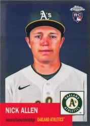 2022 Topps Chrome Platinum Anniversary Base Set Nick Allen #235 card