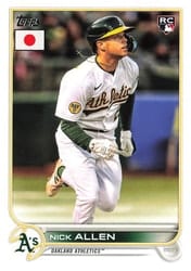 2022 Topps Japan Edition Base Set Nick Allen #133 card