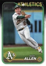 2024 Topps Base Set Nick Allen #599 card